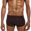 Mens Sexy Solid Short Breathable Ice Silk Underpants Pants Pouch Boxer Underwear