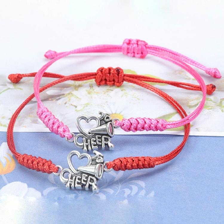 Cheerleader Bracelets Adjustable Sports Cheerleaders Sports Enthusiasts Adjustable Cheerleader Gifts For Cheer Team
