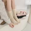5 Pairs Dot Yarn Socks Candy Coloured Mid-length Boneless Pile Socks Thin Sweat-absorbing Breathable Fashion Cotton Socks