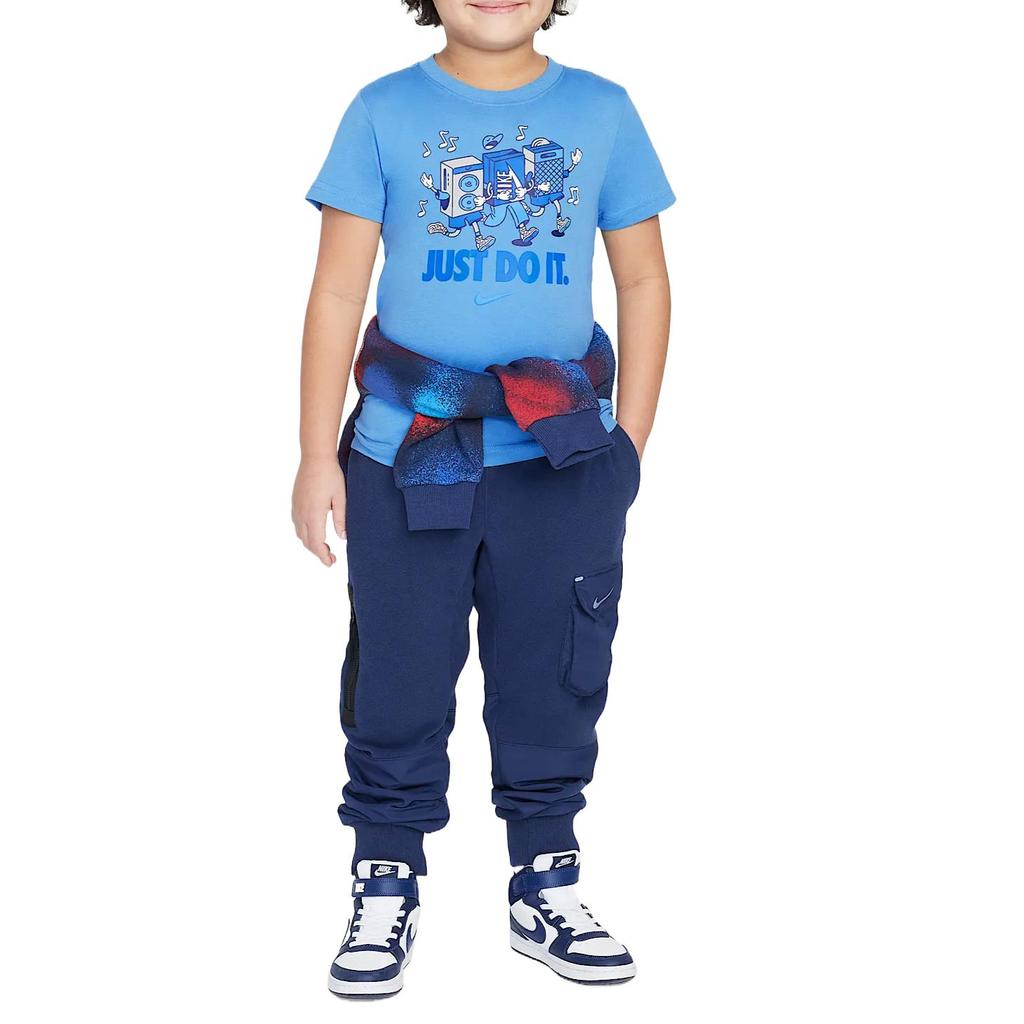 Nike T Shirt Blue Children Aged 3 7 Years Old 86M842-UAV
