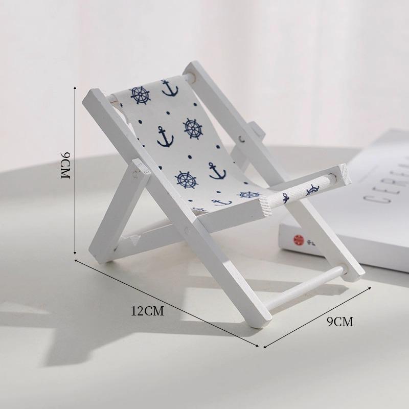 

Міні складаний дерев яний шезлонг Тримач для телефону Підставка для планшета | Настільна прикраса | Малий та великий розмір | Багатостильовий дизайн S бордовий
