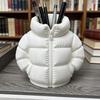 Umbra Studio Down Jacket Pen Holder, 3D Printed Desktop Organizer, Lightweight Durable Matte Texture for Students Dormitory Office