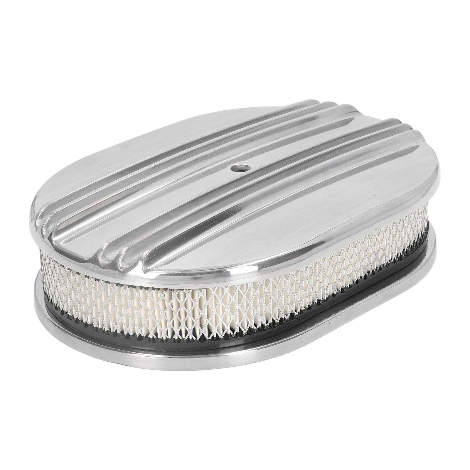 12in Air Cleaner Oval Half Finned