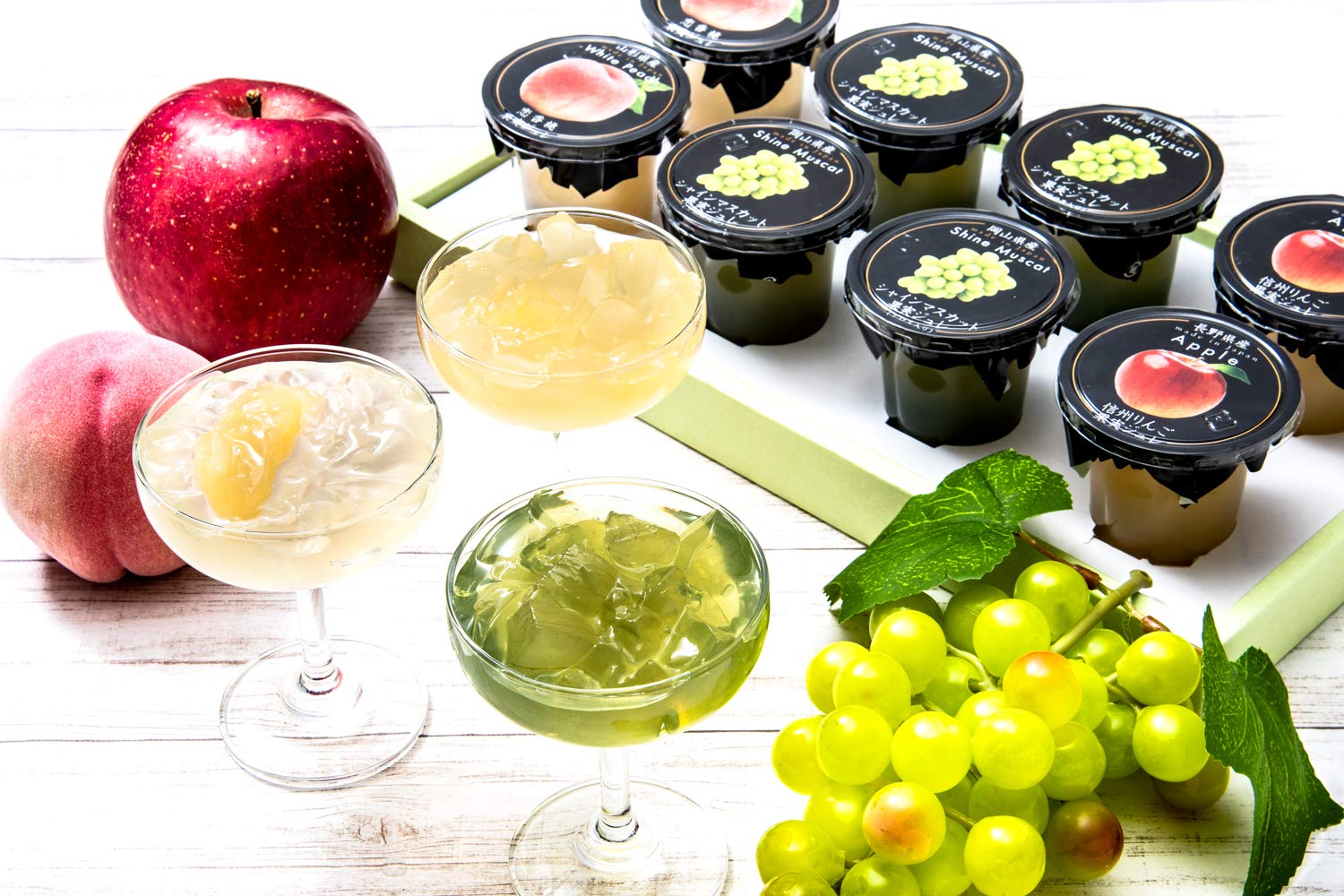 

Gift, Japanese Sweets, Jelly, Somi Kaan Ankodo Grand Maison Jelly, 8 pieces (6 pieces of 3 flavors), Fruit Jelly, Sweets, Snacks