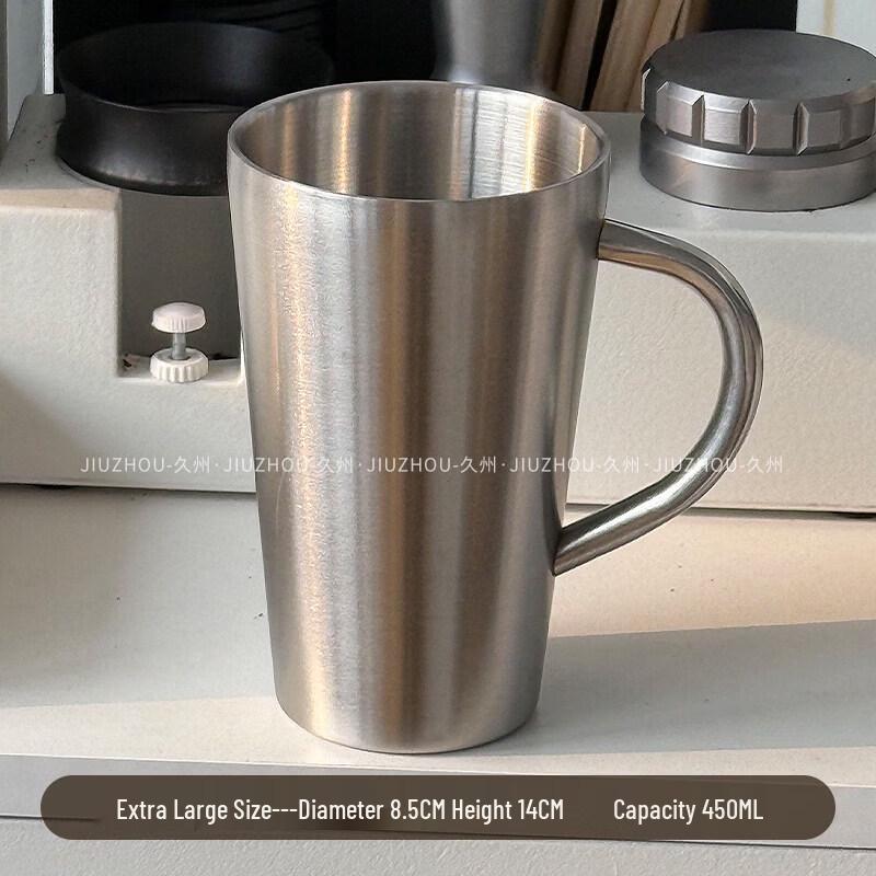 American Style Double-Layer Glass Mug