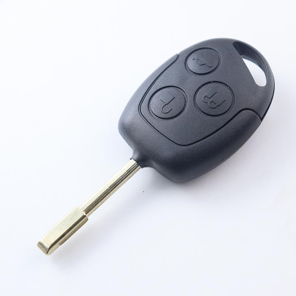 3 Bottons Metal Car Key Cover Fob Case Shell For Ford Focus Mk2 Mk7 Mk5 Mk6 Fiesta Fusion Mondeo Mk3 Transit Street Ka