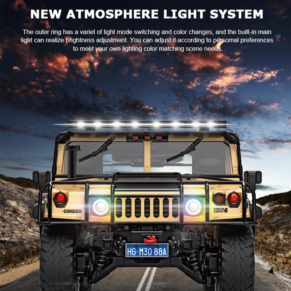 New 1/10 Scale HG P415A RC Car Off-road Vehicle 4x4 Remote Control Crawler Climbing Car Model Toys Gifts with ESC Servo Motor