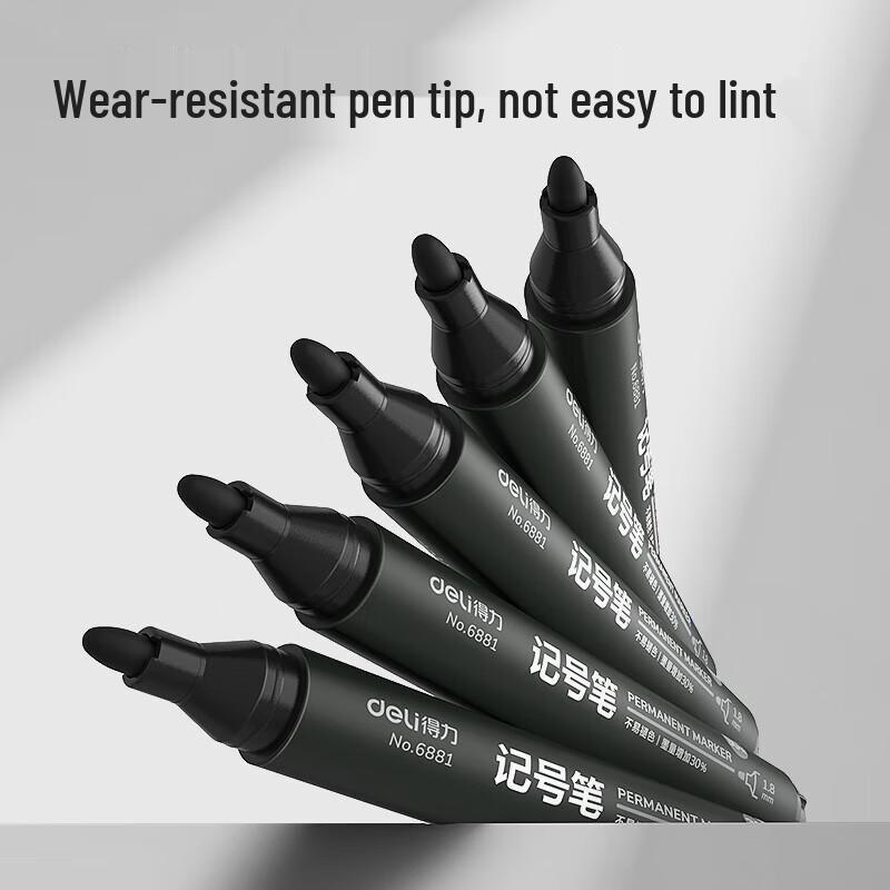 Deli Broad Tip Oil-Based Marker Pen
