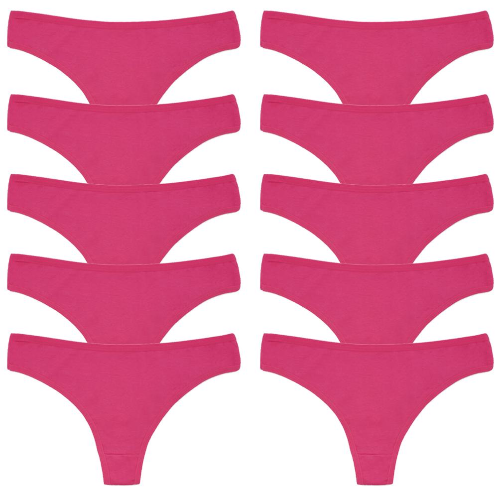 

10 ШТ/Набір Жіноча Білизна Стрінги Зручна Бавовняна Жіноча Білизна Тонги Трусики L