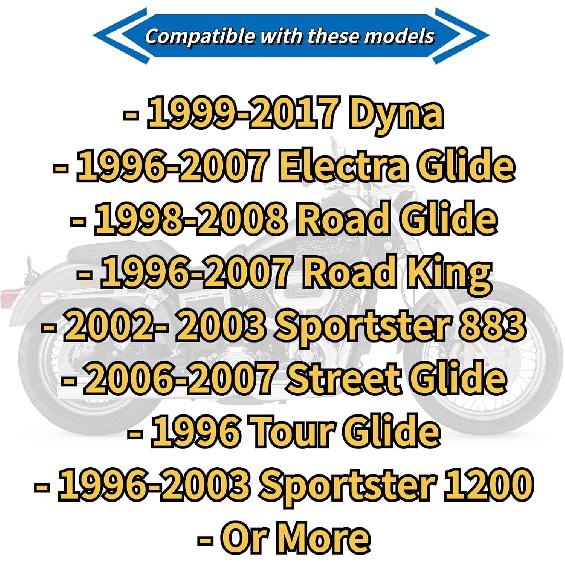 45072-96 11/16" Bore Front Brake Master Cylinder Rebuild Kit For 1996-2007 Harley Davidson Dyna/Electra Glide/Road Glide/Road King/Street Glide