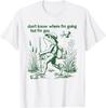 I Don't Know Where I'm Going But I'm Gay Frog Pride LGBTQ T-Shirt