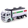 1/48 Scale Water Tanker Truck Vehicle Toy Model, Model Car, High Simulation Pull Back Function for Kids Gift Boys Girls Children