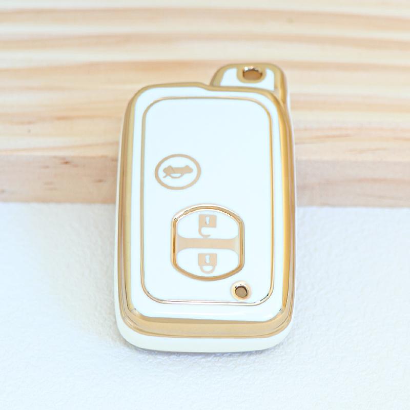 TPU Car Key Case Cover for Toyota Camry Crown Majesta Highlander Land Cruiser Prado Kluger Mark X Subaru Foreste XV Protector