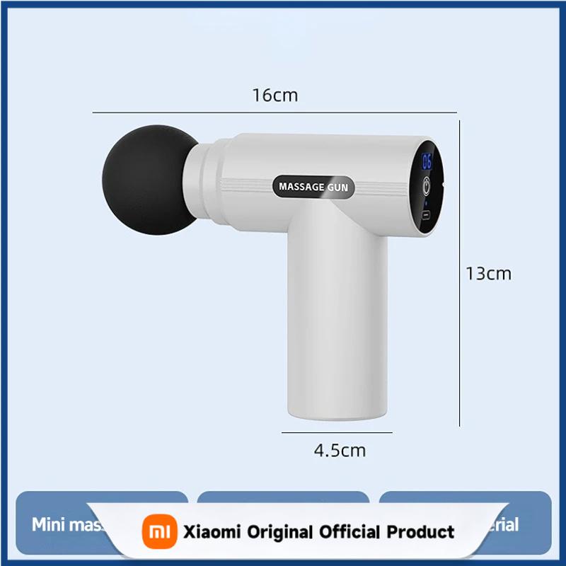 Xiaomi USB Mini pistolet do masażu Fascia Machine Mięśni Relaks Wibrujący pistolet Pręt do masażu Sprzęt fitness Szyja Chwyt Fascia Gun