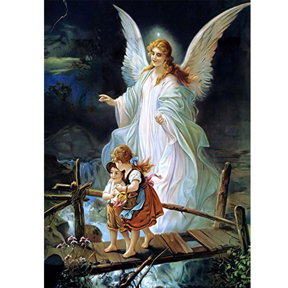 

Рождественская алмазная живопись, полный набор сверл, YEESAM ART Religion Angel Sage 5D DIY Diamond Art