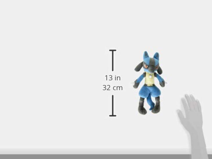 Sanei Boeki Pokemon ALL STAR COLLECTION Lucario (S) W10.5×D10×H29.5cm Stuffed Toy Pokemon PP12