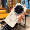 Lens Heightening Protect Camera Plain Leather Magnetic Ring Case For OPPO Find X9 Ultra X9s Pro X9 X8s + X8 Reno 15 Pro Cover