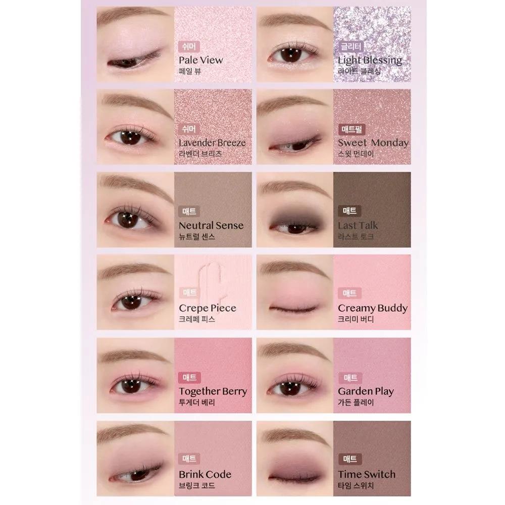 Clio Pro Cool Tone Eye Palette Air 04 Pink Pairing