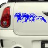 Ck3386 #Running Horses Vinyl Car Sticker Waterproof Cool Waterproof Removable Decal Self -Adhesive Car Auto Stickers
