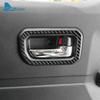 Real Soft Carbon Fiber Sticker Trim LHD RHD For Suzuki Jimny      2024 2025 Car Door Inner Handle Frame