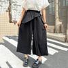 XITAO Patchwork Mesh Elastic Waist Female Pant ZMY1343
