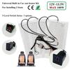 100W Universal Built-in Car Seat Heater Kit Fit 2 Seats 48x28cm 12V Carbon Fiber Heating Pads 5 Levels Control Switch System