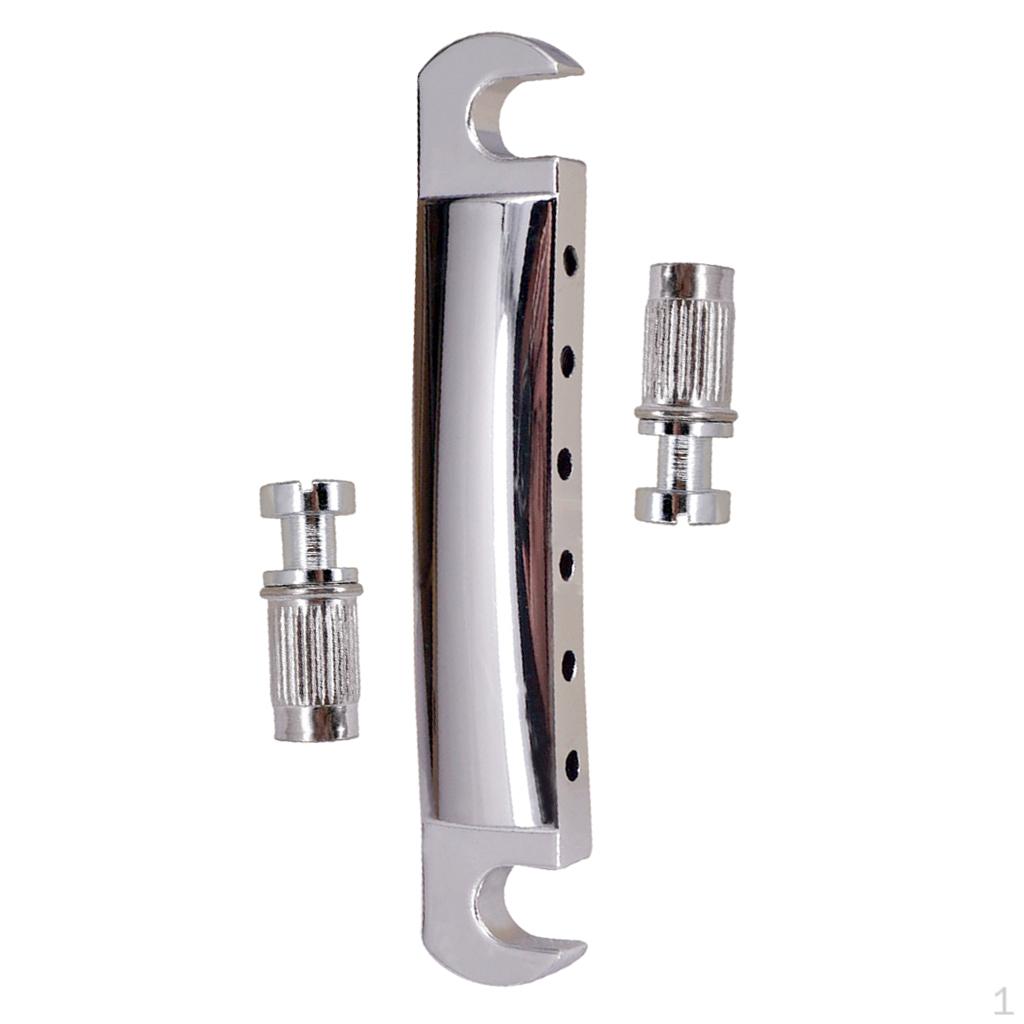 Guitar Replacement Bridge Taiiece for / Electric серебряный