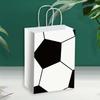 12 PCS Large Capacity Gift Bags for Soccer Events Portable Paper Packs with Handles  Shopping Bag