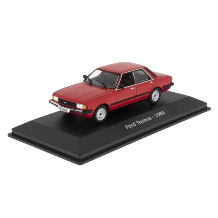 Miniatures montées - Ford Taunus Rouge 1980 1/43 Serie Presse