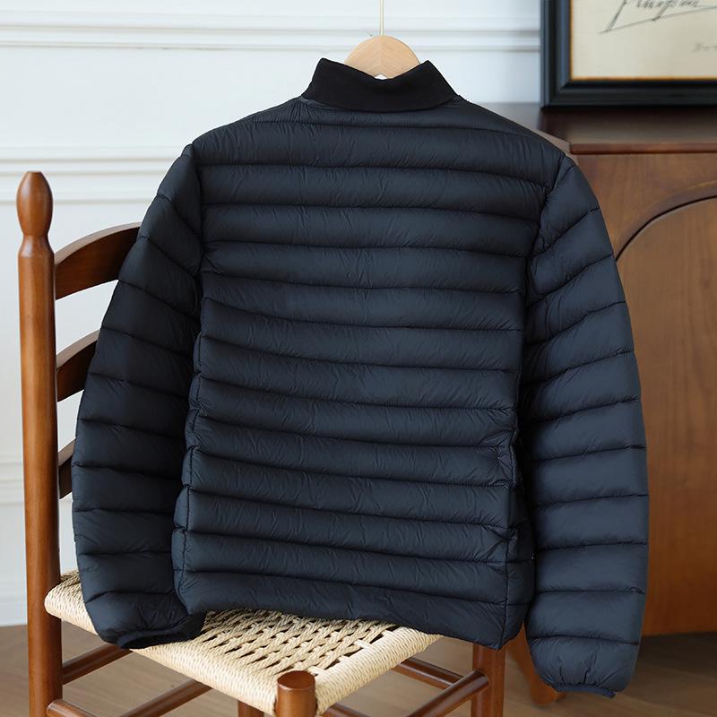 Herren Baumwolljacke ohne Kragen: Leichte, Warme, Lässige Oberbekleidung für Herbst/Winter