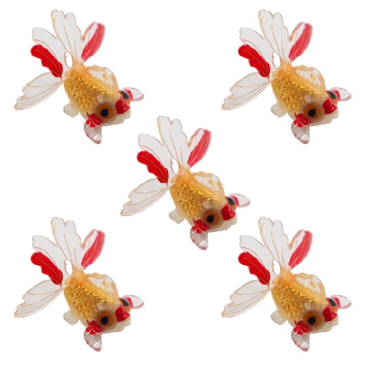 5 Pack Jewelry Accessories Fish Craft for DIY Necklaces Earrings and Bracelets