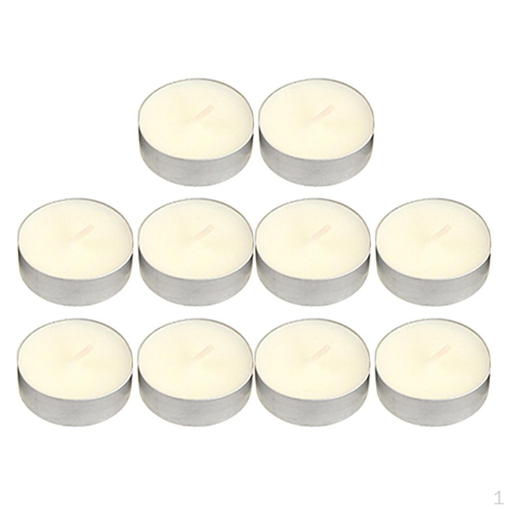 

10 штук ароматических/неароматизированных чайных свечей, маленьких свечей, ночника