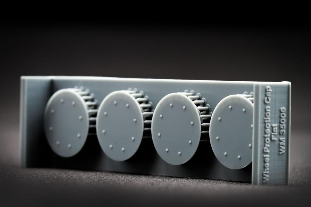 Scale-X 1/35 Ukrainian Armored Vehicle Kozak-2 Weight-Deforming Wheel Set (5 pieces) (for ICM) Plastic Model Parts SCXWM35006S (Military Vehicle)