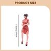 1:24 Cheongsam Girl Model Tiny People Diorama Scenery Realistic 3D Character Models Resin