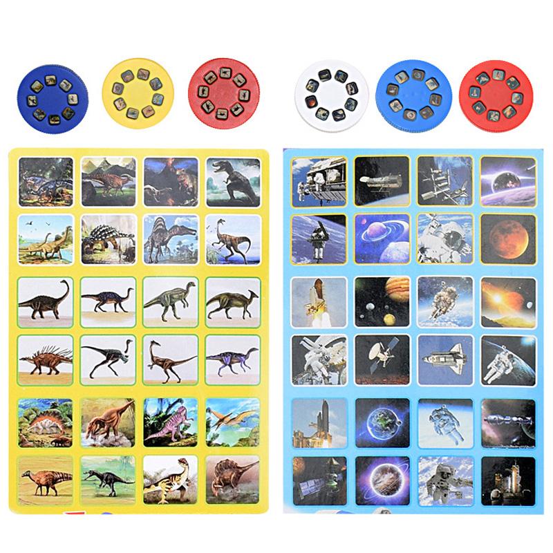 Projection Flashlight Projector Slide Story Bedtime Toy for Girl Boy Lamp Glowing Kids Glow Education Toy Xmas Gifts TMZ