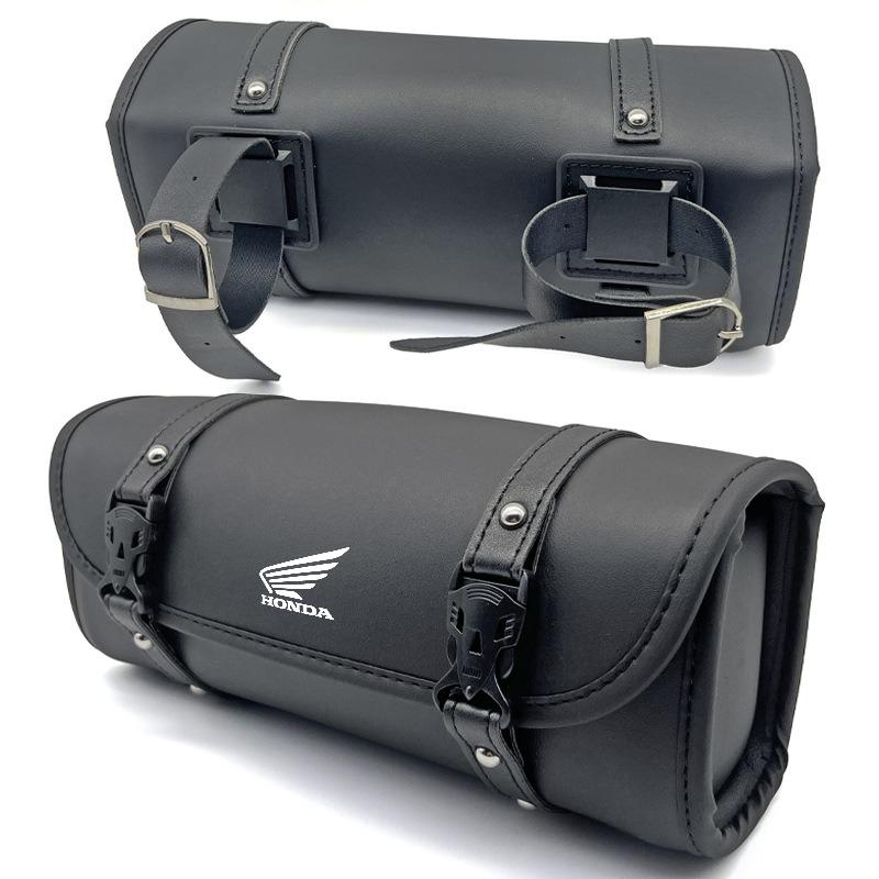

Motorcycle Bag Saddlebags PU Leather Front Fork Tail Tool Car Key Bag Luggage For Honda CB400 CB650FCBF CBR25ORR CRF SH3O0 NC75O