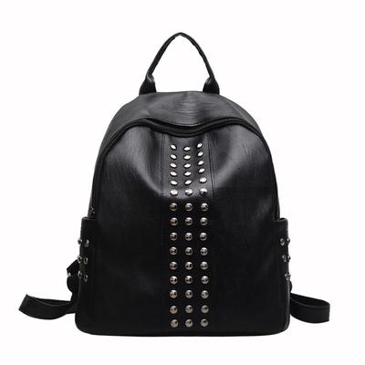 Women's Backpack Fashion Rivet Backpack for Teenager Mini Backpack Pu Leather Pouch Purse Luxury Backpack Women Sac A Dos New