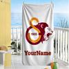 Galatasaray Customized Name Beach Towel Soft Durable Quick-Dry Portable for SwimmingBeachCamping Travel Beach AccessoriesGym