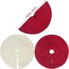 Christmas Tree Skirt Knitted Tree Skirt Cover With Decorative Embellishments For Holiday Parties And Gift Giving