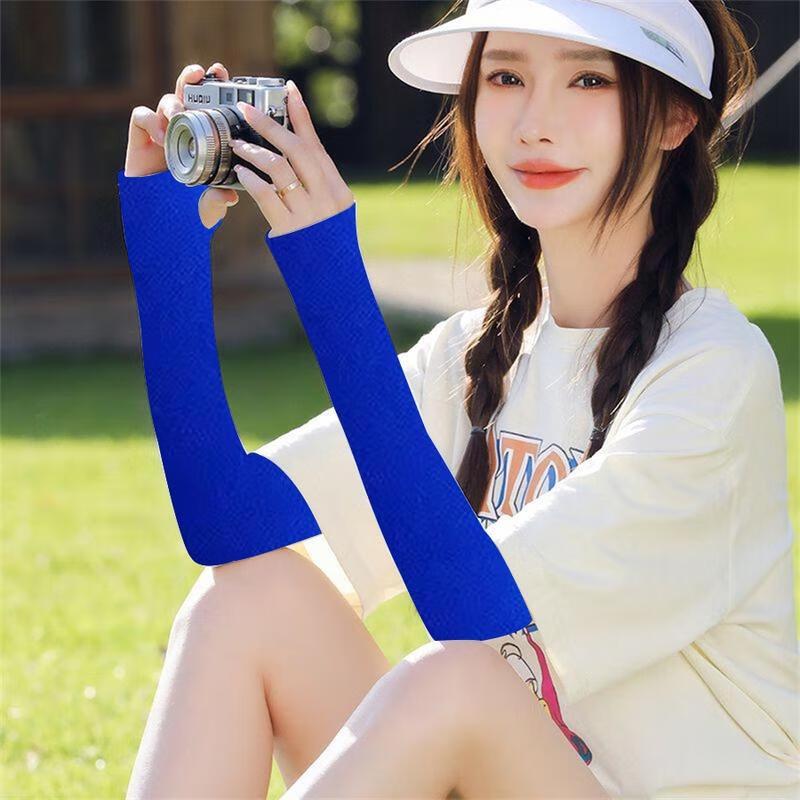 JINGRUIXIANG UV Protection Ice Silk Arm Sleeves
