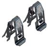 2Pcs Car Black Sun Visor Buckle Fixed Clip Fit For Toyota Crown Reiz Prado RAV4 Camry