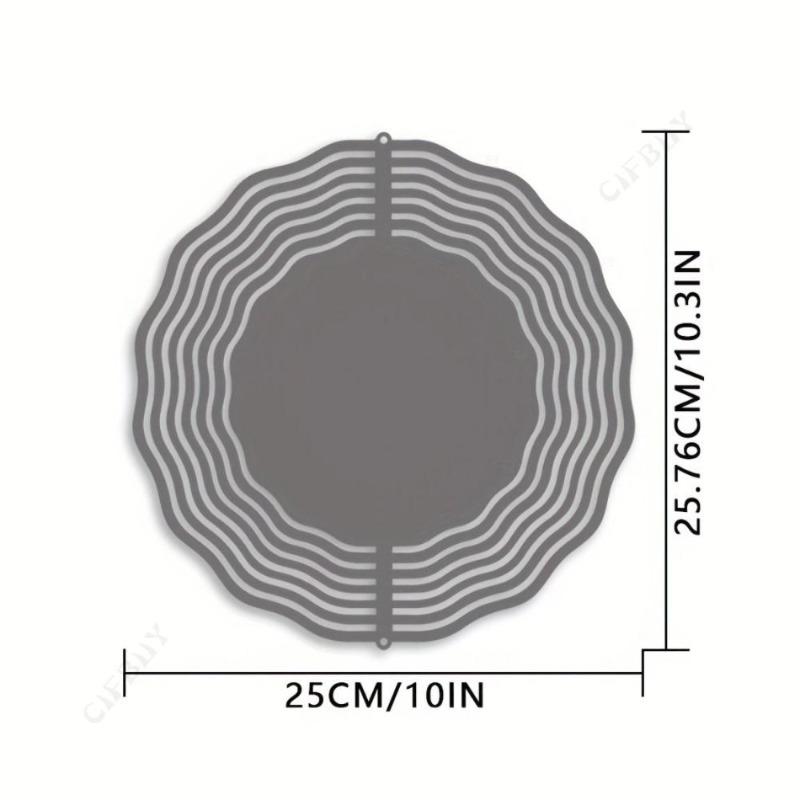 Sparkling Stainless Steel Wind Spinner | Reflective Garden & Patio Decor