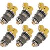 6 szt. Wtryskiwacz paliwa 1001-87091 Pasuje do Denso 650CC Pasuje do Toyota Supra JZA80 2JZGTE 2JZ