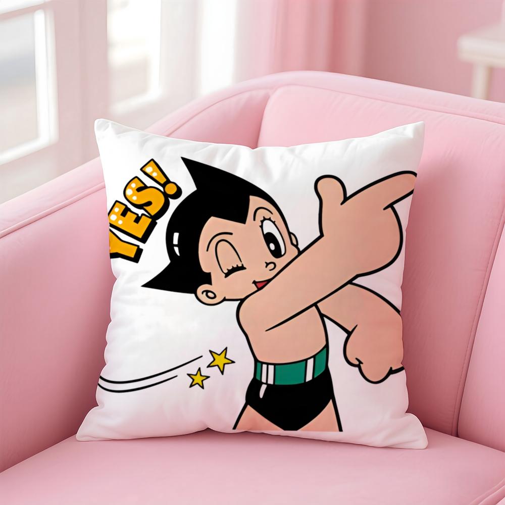 Anime S-Astro B-Boy Cushion Cover Comfortable Reversible Pillow Cover Ideal for Car Sofa Bedroom & Beyond