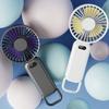 Handheld Fan With Long Battery Life, Ultra-portable Stand, Outdoor USB Charging, Hiking Hook, Small Fan