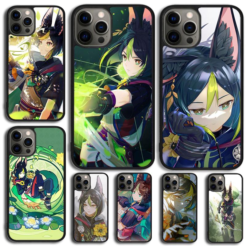 Genshin Impact Tighnari Phone Case For iPhone 17 Air 15 16e 14 13 Pro Max Coque 12 11 Pro Max PLUS Cover