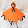 Brightlara Halloween Cosplay Kinder Kürbis Poncho Kostüm, Unisex, für Jungen und Mädchen, kidscos038-OG-130