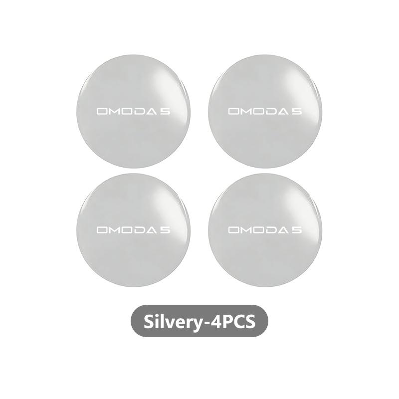 4pcs 56mm Car Wheel Center Hub Cap Stickers Car Styling Accessories For Chery Omoda 5 C5 E5 C9 9 EV PHEV 2025