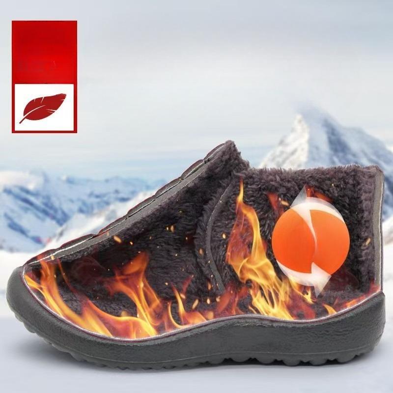 Neue Baumwollschuhe, Schneestiefel, Fleece- und verdickte Baumwollstiefel, Warme und lässige Laufschuhe