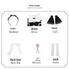 Costume da Cosplay Maid di Rem Ram - Abito Anime Bidimensionale per Donne